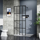 Supfirm Goodyo 34" X 72" Shower Door Walk-in Black Finish