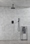 Supfirm Ceiling Mounted Shower System Combo Set with Handheld and 12"Shower head