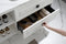 84*23*21in Wall Hung Doulble Sink Bath Vanity Cabinet Only in Bathroom Vanities without Tops - Supfirm