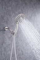 Supfirm 6 In. Detachable Handheld Shower Head Shower Faucet Shower System