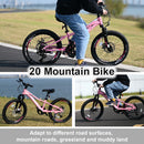 Supfirm Mountain Bike for Girls and Boys  Mountain 20 inch  7-Speed bike