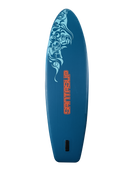 Supfirm Inflatable Stand Up Paddle Board 9.9'x33"x5" With Premium SUP Accessories & Backpack, Wide Stance, Bottom Fin for Paddling, Paddle, Leash, Surf Control, Non-Slip Deck for Youth & Adult