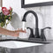 Supfirm 2-handle Lavatory Faucet Bathroom Sink Faucet