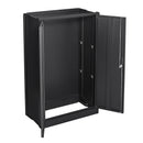 Supfirm Metal Storage Cabinet with Locking Doors and Adjustable Shelf, Folding Filing Storage Cabinet , Folding Storage Locker Cabinet for Home Office,School,Garage, Black