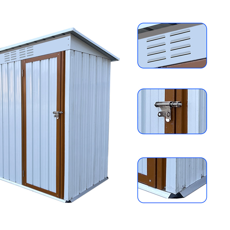 Supfirm Outdoor storage sheds 5ftx3ft