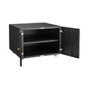 Supfirm Office furniture Copier Cabinet BLACK 2 door steel copier stand mobile pedestal file Printer Stand