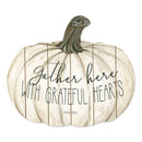 Supfirm "Harvest" By Artisan Cindy Jacobs Printed on Wooden Pumpkin Wall Art - Supfirm