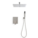 Supfirm Ceiling Mounted Shower System Combo Set with Handheld and 10"Shower head