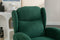 Supfirm 049-Teddy Fabric Rocking Chair With Packet Wood Legs,Green