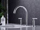 Supfirm Two Handle High Arc Widespread Bathroom Sink Faucet 3 Hole