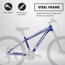 Supfirm A2610 26 inch Mountain Bike 21 Speeds, Suspension Fork, Steel Frame Disc-Brake for Men Women Mens Bicycle Adlut Bike