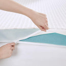 Hypoallergenic 3" Cooling Gel Memory Foam Mattress Topper with Removable Cooling Cover - Supfirm