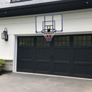 Supfirm Wall-mounted basketball hoop, 45 x 29 inches shatterproof back, folding hoop, durable hoop and all-weather mesh for indoor and outdoor use