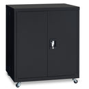 Supfirm 1 Shelf Metal Filing Cabinet, Storage File Cabinet with Lock for Home and Office