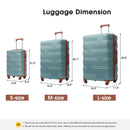 Supfirm Hardshell Luggage Sets 3 Pcs Spinner Suitcase with TSA Lock Lightweight 20''24''28''