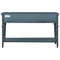 Supfirm TREXM Classic Retro Style Console Table with Three Top Drawers and Open Style Bottom Shelf, Easy Assembly (Navy)