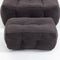 Fluffy bean bag chair, comfortable bean bag for adults and children, super soft lazy sofa chair with memory foam and ottoman, indoor modern focus bean bag chair for living room, bedroom, apartment - Supfirm