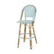 Supfirm Wicker Outdoor 29.25'' Bar Stool