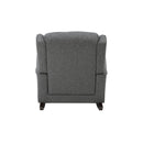 Supfirm ACME Fabien Rocking Chair, Gray Fabric AC02183