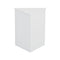 Supfirm White Triangle Bathroom Storage Cabinet with Adjustable Shelves, Freestanding Floor Cabinet for Home Kitchen