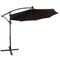 Supfirm 10 ft Outdoor Patio Umbrella Solar Powered LED Lighted Sun Shade Market Waterproof 8 Ribs Umbrella with Crank and Cross Base for Garden Deck Backyard Pool Shade Outside Deck Swimming Pool