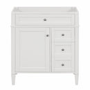 Supfirm 30'' Bathroom Vanity without Top Sink, Modern Bathroom Storage Cabinet with 2 Drawers and a Tip-out Drawer (NOT INCLUDE BASIN) - Supfirm