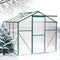 Supfirm Polycarbonate Greenhouse,6'x 8' Heavy Duty Walk-in Plant Garden Greenhouse for Backyard/Outdoor