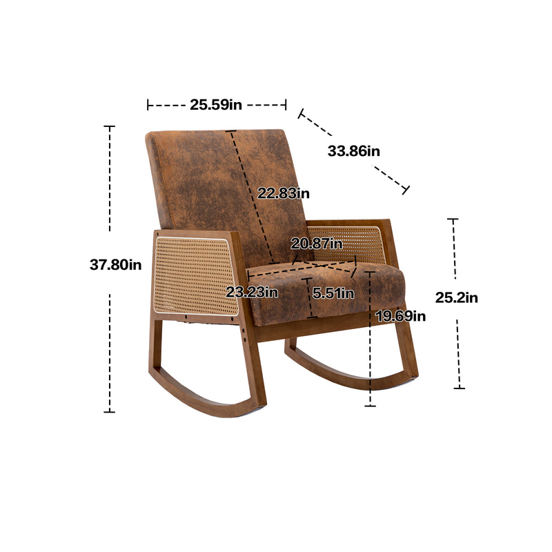 Supfirm Living  room Comfortable rocking chair  living room chair