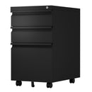 Supfirm Metal mobile 3 Drawer File Cabinet for Legal or Letter Files,Used for Office and Home