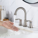 Supfirm Widespread Bathroom Faucet With Drain Assembly