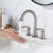 Supfirm Widespread Bathroom Faucet With Drain Assembly