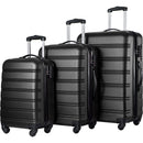 Supfirm 3 Piece Luggage Set Hardside Spinner Suitcase with TSA Lock 20" 24" 28" Available