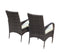 Supfirm 2-Piece Liberatore Dining Chairs with Cushions (Beige Cushion)