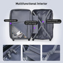 Supfirm Hardshell Luggage Sets 2Pcs + Bag Spinner Suitcase with TSA Lock Lightweight 20" + 24"