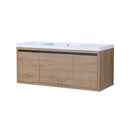 48 Inch Bathroom Cabinet With Sink,Soft Close Doors and Drawer,Float Mounting Design,48x18(KD-Packing) - Supfirm