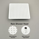 Supfirm 12" Rain Shower Head Systems Wall Mounted Shower