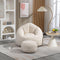 Bedding Bean Bag Sofa Chair High Pressure Foam Bean Bag Chair Adult Material with Padded Foam Padding Compressed Bean Bag With Footrest - Supfirm