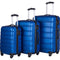 Supfirm 3 Piece Luggage Set Hardside Spinner Suitcase with TSA Lock 20" 24" 28" Available