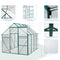 Supfirm Green-6 x 8 FT Outdoor Patio Greenhouse