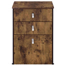 Supfirm Antique Nutmeg 3-drawer File Cabinet