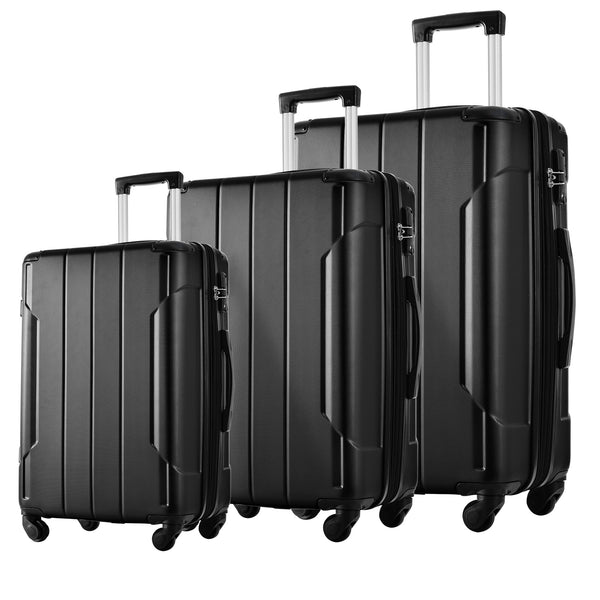 Supfirm Hardshell Luggage Sets 3 Pcs Spinner Suitcase with TSA Lock Lightweight 20''24''28''