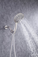 Supfirm 6 In. Detachable Handheld Shower Head Shower Faucet Shower System