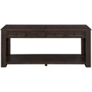 Supfirm TREXM Console Table/Sofa Table with Storage Drawers and Bottom Shelf for Entryway Hallway(Espresso)