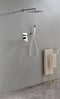 Supfirm Shower Set System Bathroom Luxury Rain Mixer Shower Combo Set Wall Mounted Rainfall Shower Head Faucet