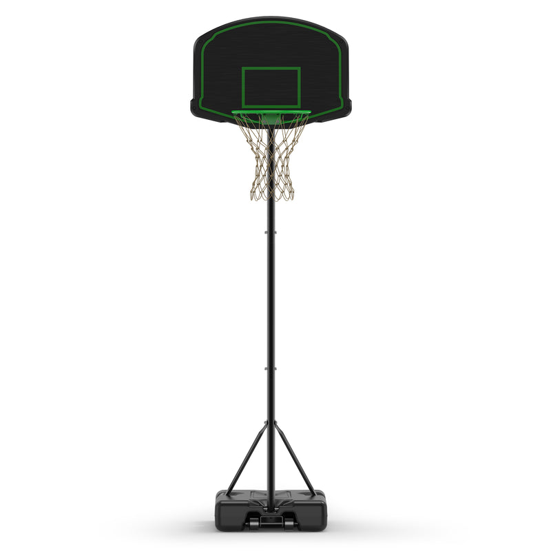 Supfirm Basketball Hoop System Stand with 30in Backboard, Height Adjustable 60Inch-78Inch for Indoor Outdoor, Fillable Base with Wheels for Kids