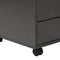 Supfirm The filing cabinet has five drawers, a small rolling filing cabinet, a printer rack, an office locker, and an office pulley movable filing cabinet  dark  Gray