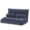 Orisfur. Lazy Sofa Adjustable Folding Futon Sofa Video Gaming Sofa with Two Pillows - Supfirm