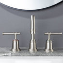 Supfirm Widespread Bathroom Faucet With Drain Assembly