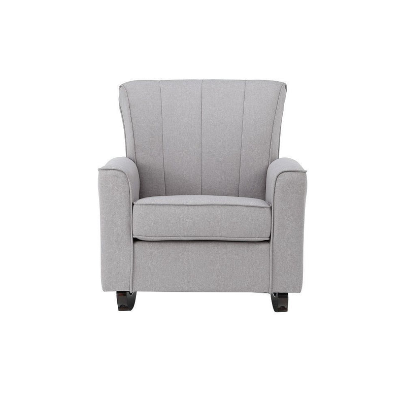 Supfirm ACME Denzell Rocking Chair, Gray Linen AC02185