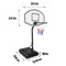 Supfirm Portable Poolside Basketball Hoop Swimming Pool 3.1ft to 4.7ft Height-Adjustable Basketball System Goal Stand for Kids